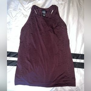 Burgundy workout top from Victorias Secret